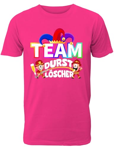 Team Karneval Gruppenshirts - Lustige Fasching T-Shirts für Männer, Vereine & Freunde mit Motiv Team Durstlöscher von Shirtoo