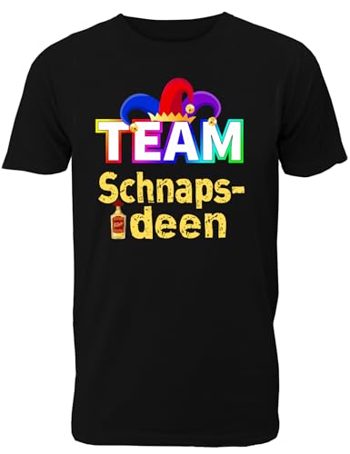 Team Karneval Gruppenshirts - Lustige Fasching T-Shirts für Männer, Vereine & Freunde mit Motiv Team Schnapsideen von Shirtoo