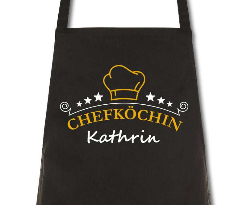 Schürze Damen Chefköchin Mit Namen Wunschnamen Kochschürze Grillschürze Küchenschürze Personalisiert von ShirtparadeShop