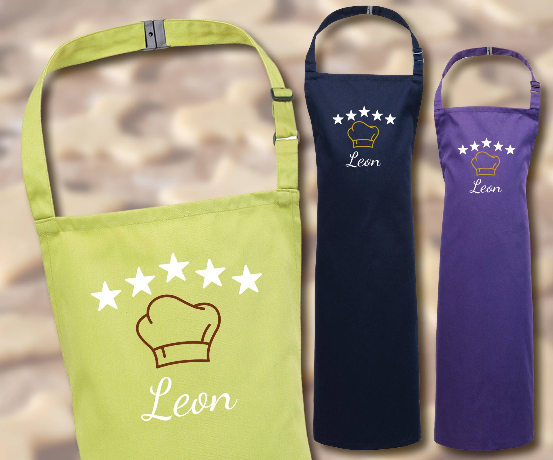 Schürze Für Kinder Personalisiert Mit Namen Wunschname Kochschürze Küchenschürze von ShirtparadeShop