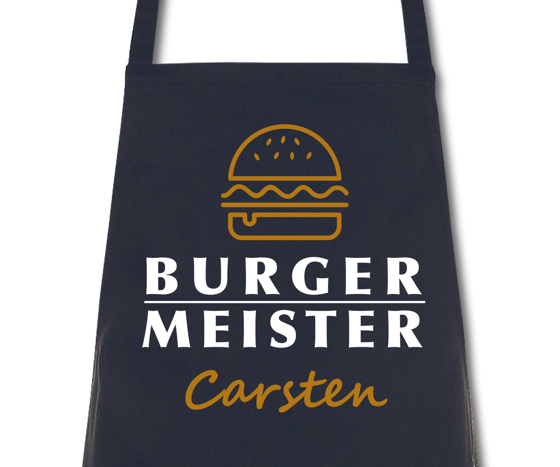 Schürze Männer Burgermeister Personalisiert Mit Namen Wunschnamen Kochschürze Grillschürze Küchenschürze von ShirtparadeShop