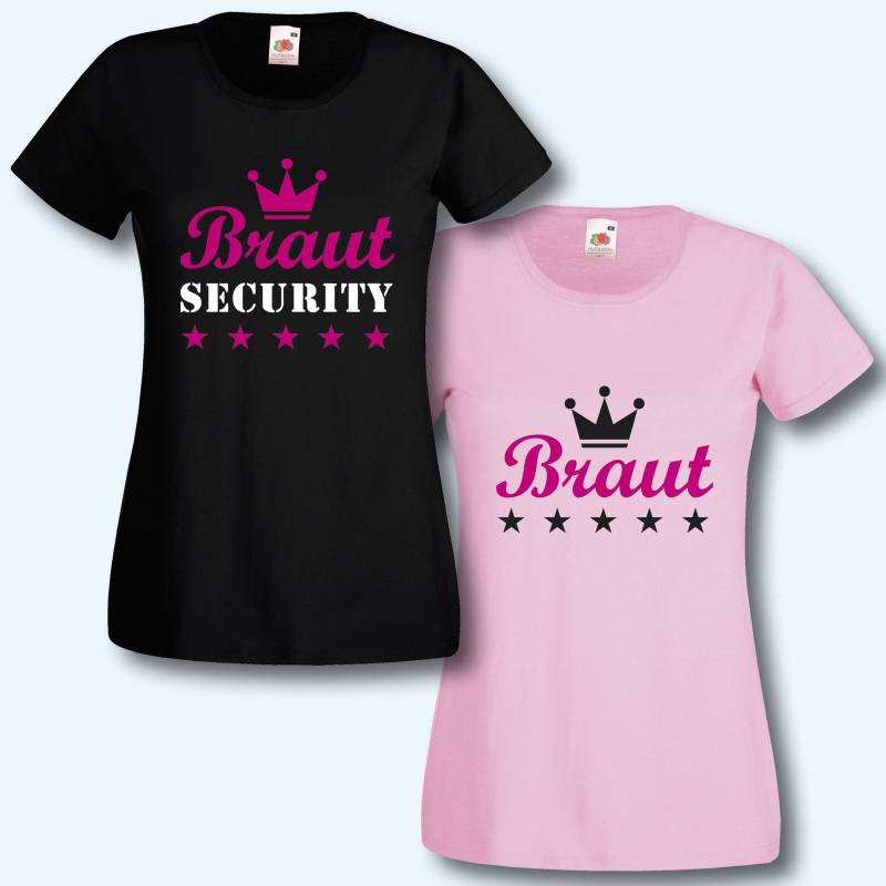 T-Shirt, Jga Braut Security, Junggesellinnenabschied von ShirtparadeShop
