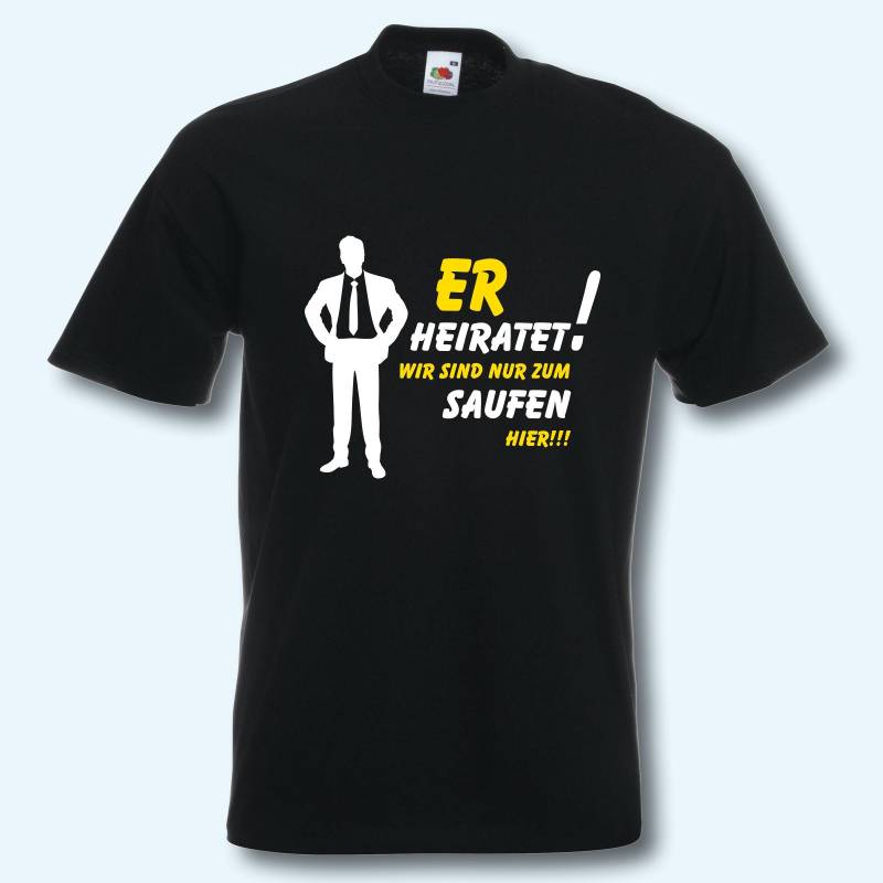 T-Shirt, Jga Er Heiratet, Junggesellenabschied von ShirtparadeShop