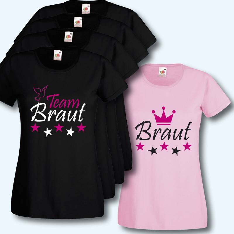 T-Shirt, Jga Team Braut, Junggesellinnenabschied von ShirtparadeShop
