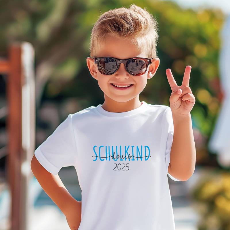 T-Shirt Einschulung Schulanfang Schulkind Mit Wunschnamen Personalisiert T-Shirt Einschulung Schulanfang Schulkind Mit Wunschnamen Personalisiert von ShirtparadeShop