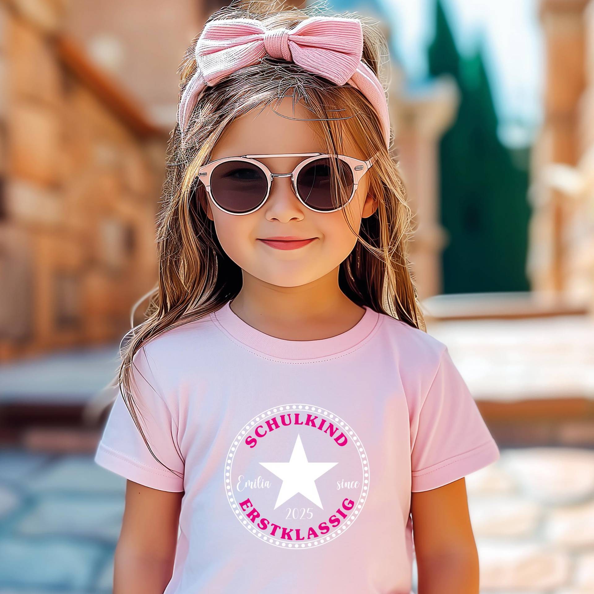 T-Shirt Einschulung Schulanfang Schulkind Mit Wunschnamen Personalisiert von ShirtparadeShop
