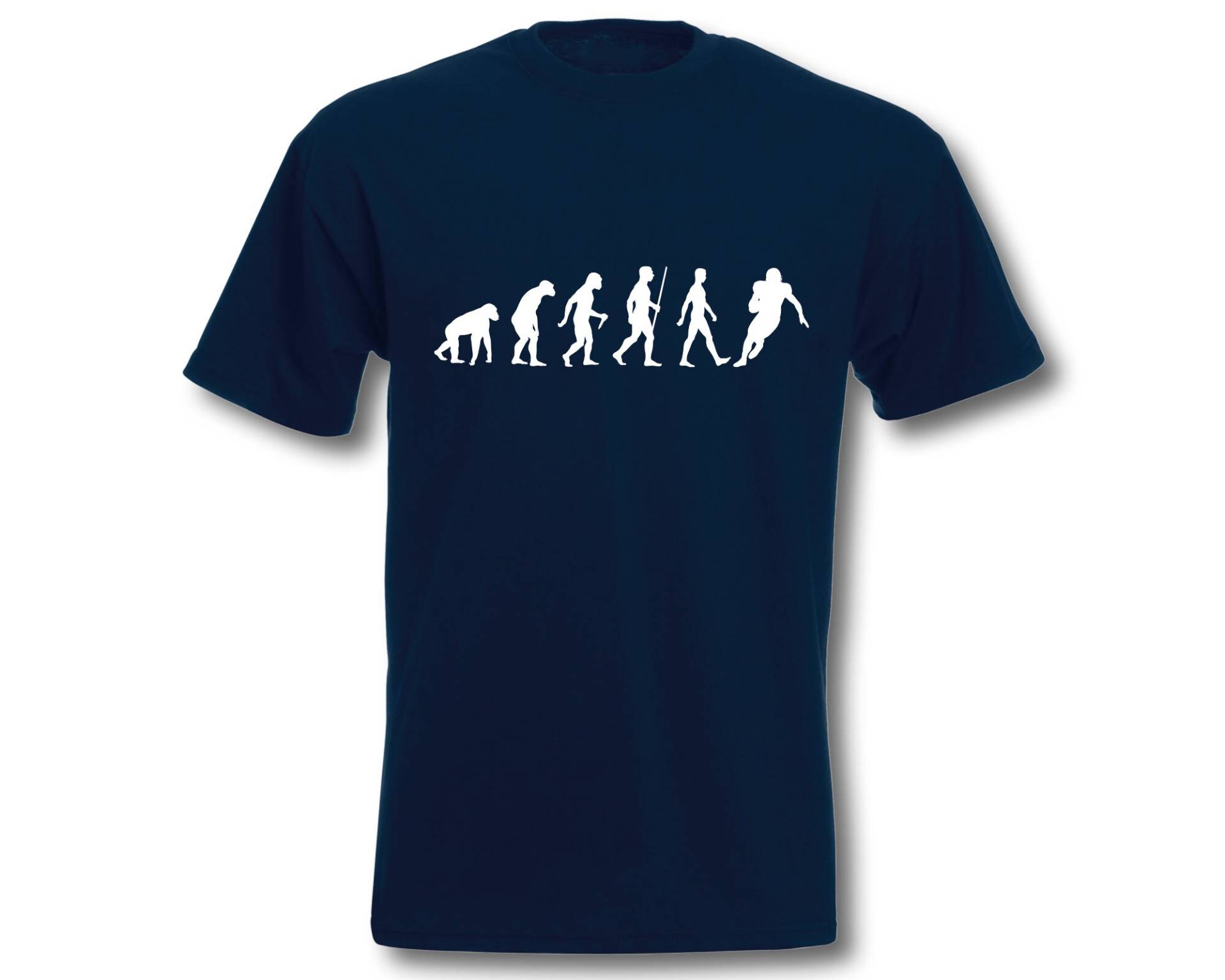 T-Shirt Evolution American Football Fun-Shirt Herren Sport Freizeit von ShirtparadeShop