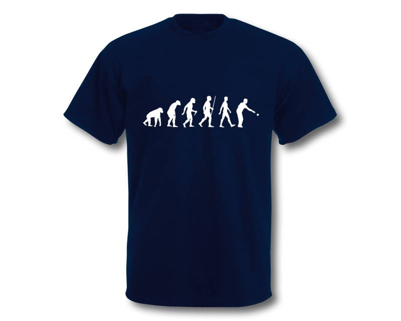 T-Shirt Evolution Boule Petanque Fun-Shirt Herren Sport Freizeit von ShirtparadeShop