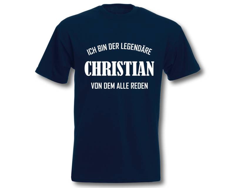 T-Shirt Herren Personalisiert Ich Bin Der Legendäre von ShirtparadeShop