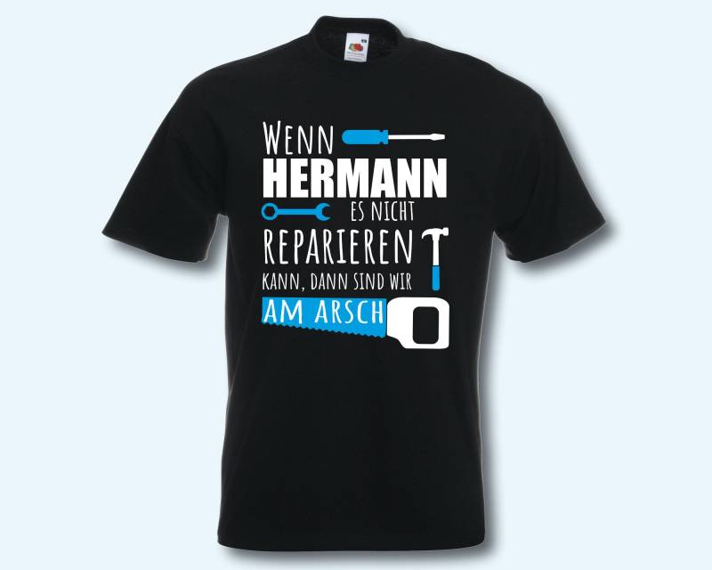 T-Shirt Herren Personalisiert Wenn ... Es Nicht Reparieren Kann von ShirtparadeShop