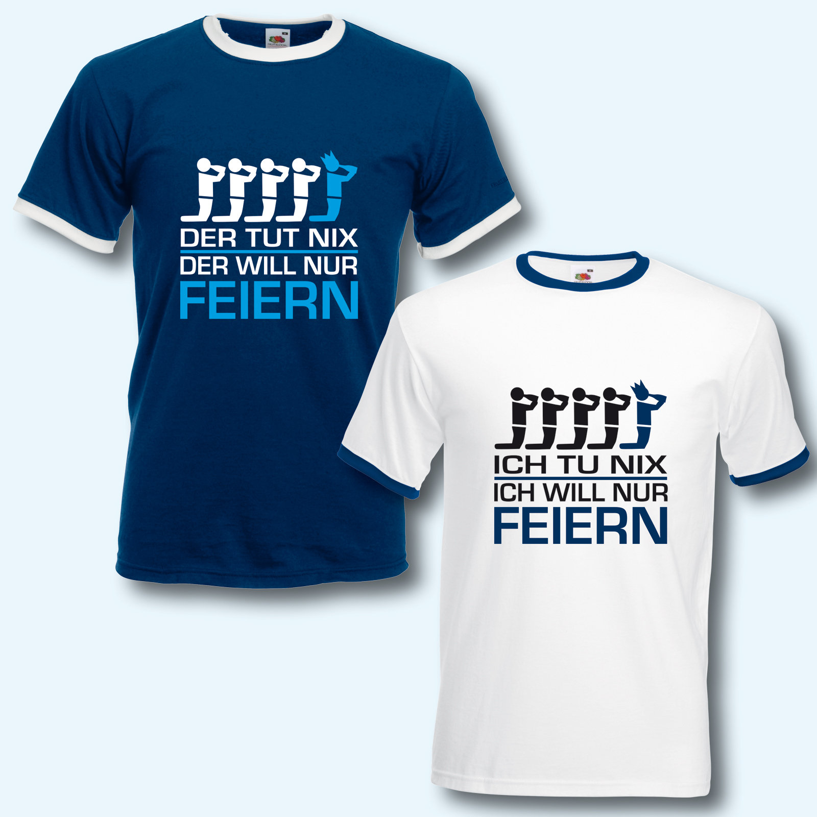 T-Shirt Trikot Retro-Shirt, Jga Der Tut Nix, Junggesellenabschied von ShirtparadeShop