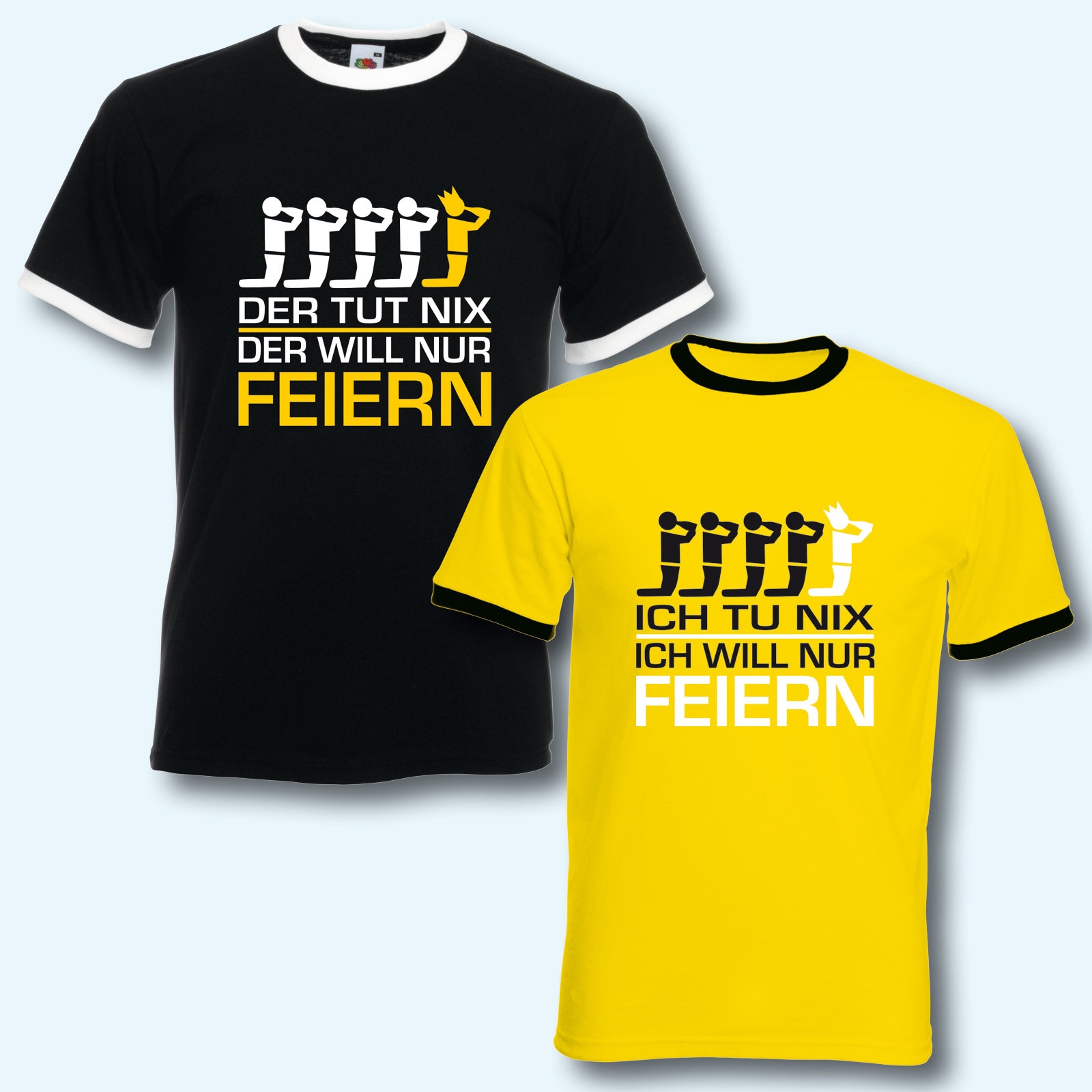 T-Shirt Trikot Retro-Shirt, Jga Der Tut Nix, Junggesellenabschied von ShirtparadeShop
