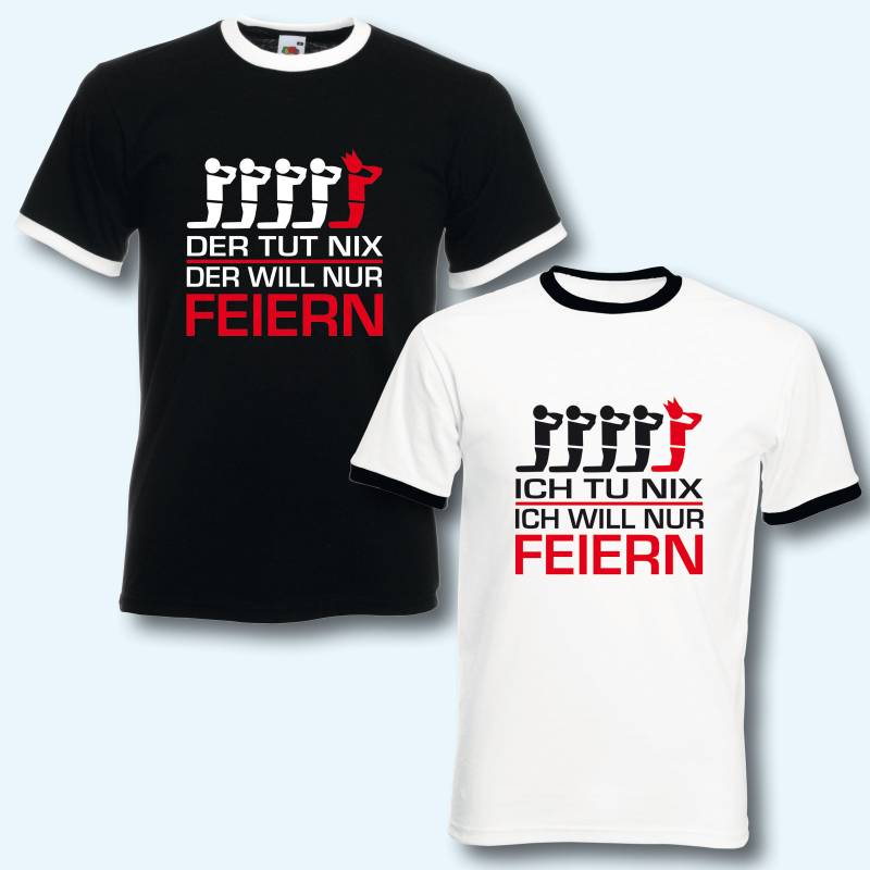 T-Shirt Trikot Retro-Shirt, Jga Der Tut Nix, Junggesellenabschied von ShirtparadeShop
