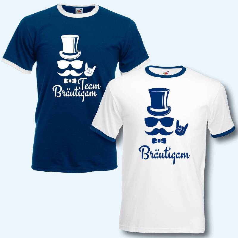 T-Shirt Trikot Retro-Shirt, Jga Team Bräutigam, Junggesellenabschied von ShirtparadeShop