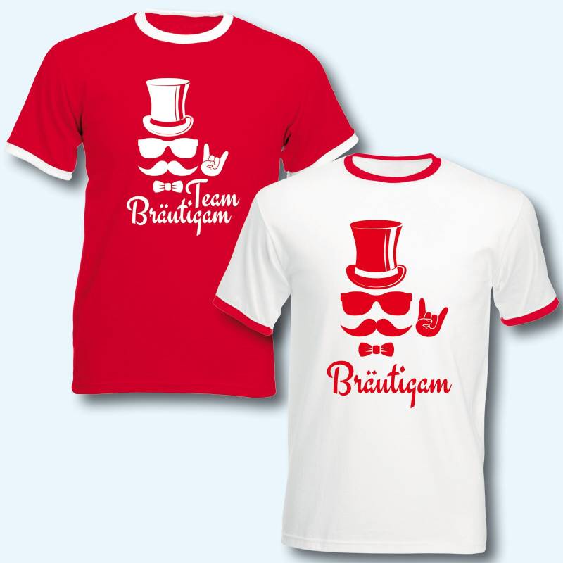 T-Shirt Trikot Retro-Shirt, Jga Team Bräutigam, Junggesellenabschied von ShirtparadeShop