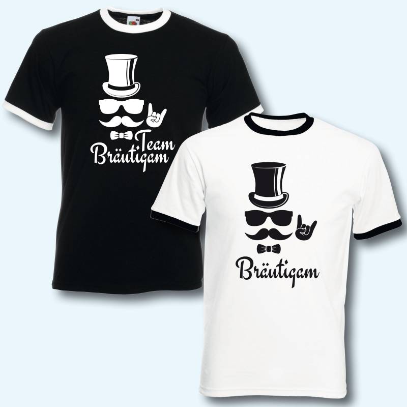 T-Shirt Trikot Retro-Shirt, Jga Team Bräutigam, Junggesellenabschied von ShirtparadeShop