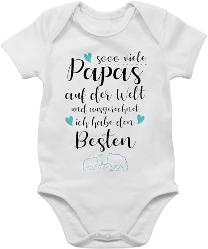 Shirtracer Baby Body Junge Mädchen - Geschenk zum Vatertag - Sooo viele Papas auf der Welt und ausgerechnet ich habe den Besten - 3/6 Monate - Weiß - geschenke für werdende väter vatertagsbody Shirtracer Baby Body Junge Mädchen - Geschenk zum Vatertag - Sooo viele Papas auf der Welt und ausgerechnet ich habe den Besten - 3/6 Monate - Weiß - geschenke für werdende väter vatertagsbody von Shirtracer