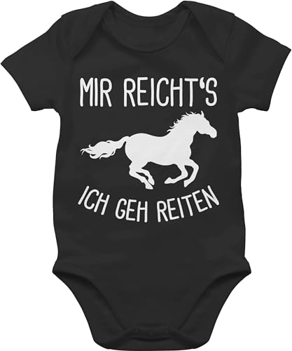 Baby Body Junge Mädchen - Mir reichts ich geh Reiten I Geschenk Pferde I Pferdemädchen I Pferdeliebhaber - 18/24 Monate - Schwarz - reiter babygeschenke pferd pferdefans gehe babysachen body+ Baby Body Junge Mädchen - Mir reichts ich geh Reiten I Geschenk Pferde I Pferdemädchen I Pferdeliebhaber - 18/24 Monate - Schwarz - reiter babygeschenke pferd pferdefans gehe babysachen body+ von Shirtracer