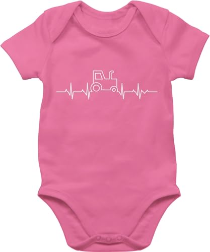Baby Body Junge Mädchen - Traktoren - Herzschlag Traktor - 6/12 Monate - Pink - babykleidung body. landwirt tracktoren babysachen outfit trecker landwirtschaft traktormotiv strampler Baby Body Junge Mädchen - Traktoren - Herzschlag Traktor - 6/12 Monate - Pink - babykleidung body. landwirt tracktoren babysachen outfit trecker landwirtschaft traktormotiv strampler von Shirtracer