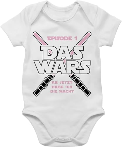 Baby Body Junge Mädchen - Zur Geburt - Das Wars Jetzt habe ich die Macht - 18/24 Monate - Weiß - hat sie babykleidung babygeschenk jungen geschenk bz10 sachen für babys mit sprüche geschenke von Shirtracer