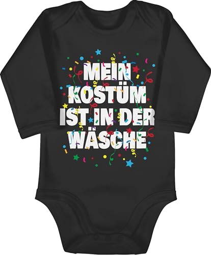 Baby Body langarm Mädchen Junge - Karneval & Fasching - Mein Kostüm ist in der Wäsche Konfetti I Fastnacht I Fasnacht I Fasnet - 6/12 Monate - Schwarz - faschingsbody faschings wäsche bodys Baby Body langarm Mädchen Junge - Karneval & Fasching - Mein Kostüm ist in der Wäsche Konfetti I Fastnacht I Fasnacht I Fasnet - 6/12 Monate - Schwarz - faschingsbody faschings wäsche bodys von Shirtracer