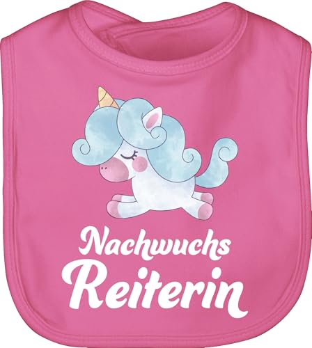 Baby Lätzchen - Pferde - Nachwuchsreiterin - Unisize - Pink - pferdefans nachwuchs reiterin schlabberlatz pferdemotiv babylätzchen pferden laetzchen reitsport latz pferdemotiven lätze pferdeliebe von Shirtracer