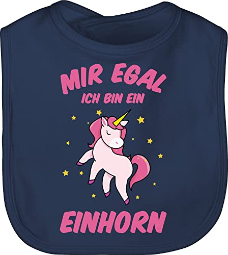 Baby Lätzchen - Sprüche - Mir egal ich bin ein Einhorn - Unisize - Navy Blau - babykleidung mit sprüchen lustige babygeschenke latz geschenke zur geburt babygeschenk lustig laetzchen babysachen Baby Lätzchen - Sprüche - Mir egal ich bin ein Einhorn - Unisize - Navy Blau - babykleidung mit sprüchen lustige babygeschenke latz geschenke zur geburt babygeschenk lustig laetzchen babysachen von Shirtracer