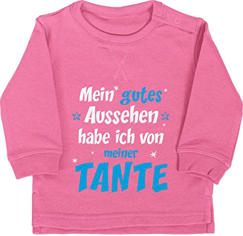 Baby Pullover Jungen Mädchen - - Mein gutes Aussehen Tante Junge - 18/24 Monate - Pink - Aunt Geschenk Auntie Gute hab ich von meiner Habe und neffe Meine sprueche tantes tanten Pulli von Shirtracer