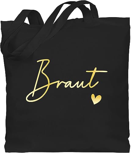 Baumwolltasche - JGA Junggesellenabschied Frauen - Braut Bride - Unisize - Schwarz - tasche bachelorette party jutebeutel jungesselnabschied beutel stoffbeutel aus baumwolle junggesellinnenabschied Baumwolltasche - JGA Junggesellenabschied Frauen - Braut Bride - Unisize - Schwarz - tasche bachelorette party jutebeutel jungesselnabschied beutel stoffbeutel aus baumwolle junggesellinnenabschied von Shirtracer