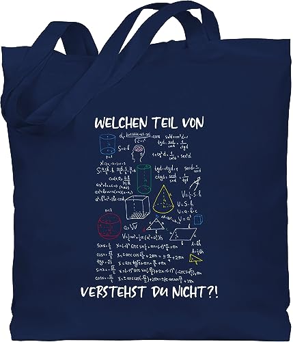 Baumwolltasche - Lehrer - Taschen - Welchen Teil von Mathe Physik Rechnen verstehst du nicht I Geschenk Mathelehrer I Mathelehrerin - Unisize - Navy Blau - physiker tasche lehrer-tasche teacher math Baumwolltasche - Lehrer - Taschen - Welchen Teil von Mathe Physik Rechnen verstehst du nicht I Geschenk Mathelehrer I Mathelehrerin - Unisize - Navy Blau - physiker tasche lehrer-tasche teacher math von Shirtracer