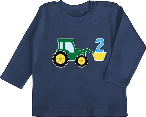 Baby Langarmshirt - 2. Geburtstag - Traktor Zweiter - 18/24 Monate - Navy Blau - ich Bin 2 Jahre Junge Tshirt geburtstagsshirt 2.Geburtstag jetzt Shirt zum Langarm Kleidung für jährige Zwei Baby Langarmshirt - 2. Geburtstag - Traktor Zweiter - 18/24 Monate - Navy Blau - ich Bin 2 Jahre Junge Tshirt geburtstagsshirt 2.Geburtstag jetzt Shirt zum Langarm Kleidung für jährige Zwei von Shirtracer