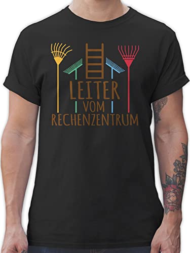 T-Shirt Herren - & Männer Geschenke - Leiter vom Rechenzentrum dunkel - M - Schwarz - Geschenk gartenfreund t-Shirts Geschenkideen für gartenfreunde tishrt Garten Tshirt teschrt Gartenarbeit von Shirtracer