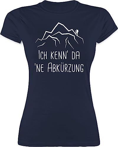 Shirt Damen - Hobby Outfit - Ich Kenn' da 'ne Abkürzung - XL - Navy Blau - wanderbekleidung Berg Shirts wandershirt Berge Funshirts für Frauen sprüche wandern Hiking Tshirt Wander Kenn mal ne Shirt Damen - Hobby Outfit - Ich Kenn' da 'ne Abkürzung - XL - Navy Blau - wanderbekleidung Berg Shirts wandershirt Berge Funshirts für Frauen sprüche wandern Hiking Tshirt Wander Kenn mal ne von Shirtracer