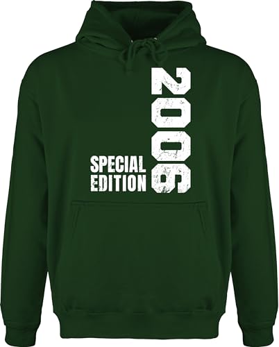 Hoodie Herren Pullover Männer - 18. Geburtstag - Special Edition 2006 - S - Dunkelgrün - 18 jahre zum 18: geb geschenk für 18.jähriges geburstag jährigen den geburtstags happy birthday 18ter er von Shirtracer