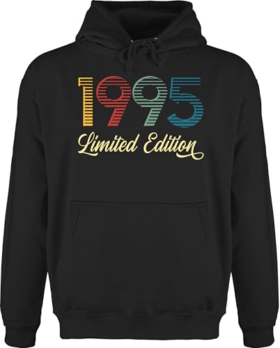Hoodie Herren Pullover Männer - 30. Geburtstag - Limited Edition 1995 Dreißigster - XL - Schwarz - 30 30ten 1992 kapuzenpullover 30.geburtstag 1993 hoody 30.geburtstags geburtstagsgeschenk frau von Shirtracer