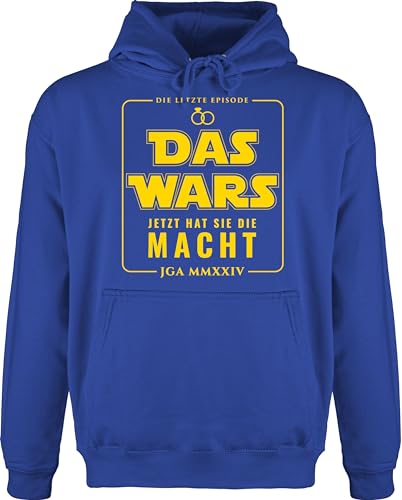 Hoodie Herren Pullover Männer - Junggesellenabschied - JGA 2024 Das Wars Jetzt hat sie die Macht - 3XL - Royalblau - jungesselnabschied poltern 2023 team mann polterleiberl abschied junggesellen von Shirtracer