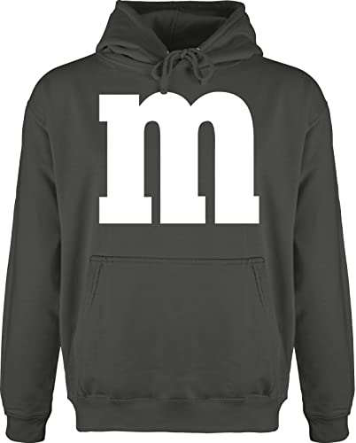 Hoodie Herren Pullover Männer - Karneval Fasching - Gruppen M und M Aufdruck I M&M Kostüm Gruppe I MundM & M I MM I Fastnacht I Fasnacht I Fasnet - XS - Anthrazit - Faschings m& Pulli Outfit Hoodie Herren Pullover Männer - Karneval Fasching - Gruppen M und M Aufdruck I M&M Kostüm Gruppe I MundM & M I MM I Fastnacht I Fasnacht I Fasnet - XS - Anthrazit - Faschings m& Pulli Outfit von Shirtracer