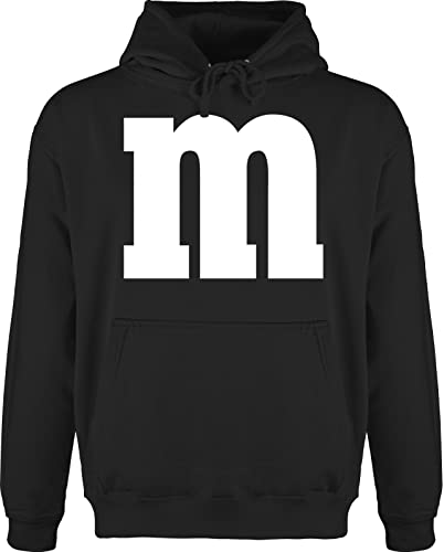 Hoodie Herren Pullover Männer - Karneval Fasching - Gruppen M und M Aufdruck I M&M Kostüm Gruppe I MundM & M I MM I Fastnacht I Fasnacht I Fasnet - XS - Schwarz - Faschings m& Pulli Outfit Hoodie Herren Pullover Männer - Karneval Fasching - Gruppen M und M Aufdruck I M&M Kostüm Gruppe I MundM & M I MM I Fastnacht I Fasnacht I Fasnet - XS - Schwarz - Faschings m& Pulli Outfit von Shirtracer