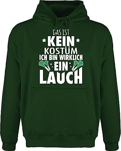 Shirtracer Hoodie Herren Pullover Männer - Karneval & Fasching - Das ist kein Kostüm Ich Bin wirklich EIN Lauch I Lauchkostüm I Porree I Lauchzwiebel lustig - XS - Dunkelgrün - Faschings Hoody Outfit Shirtracer Hoodie Herren Pullover Männer - Karneval & Fasching - Das ist kein Kostüm Ich Bin wirklich EIN Lauch I Lauchkostüm I Porree I Lauchzwiebel lustig - XS - Dunkelgrün - Faschings Hoody Outfit von Shirtracer