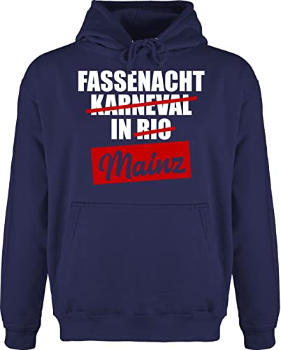 Shirtracer Hoodie Herren Pullover Männer - Karneval & Fasching - Fassenacht in Mainz - 5XL - Navy Blau - lustige Faschings fasnets karnewal Faschings- kölner Karnevals köstüme kaneval fasnacht fasent von Shirtracer