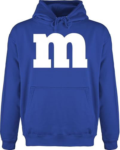 Hoodie Herren Pullover Männer - & Fasching - M Aufdruck Karneval I M&M Schokolinse I MM Fastnacht I Fasnacht I Fasnet - XS - Royalblau - partnerpulli faschings m& fun-kapuzenpullover partnerhoody Hoodie Herren Pullover Männer - & Fasching - M Aufdruck Karneval I M&M Schokolinse I MM Fastnacht I Fasnacht I Fasnet - XS - Royalblau - partnerpulli faschings m& fun-kapuzenpullover partnerhoody von Shirtracer