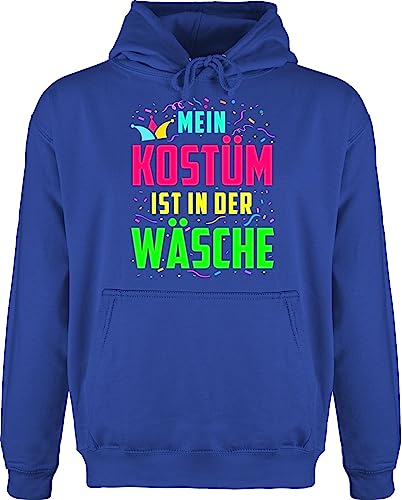 Hoodie Herren Pullover Männer - Karneval & Fasching - Mein Kostüm ist in der Wäsche I Fastnacht I Fasnacht I Fasnet - XXL - Royalblau - faschings bunt pulli outfit karnevals motto jh001 oberteile von Shirtracer