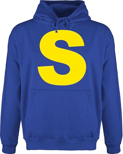 Hoodie Herren Pullover Männer - Karneval & Fasching - Kostüm Buchstabe S Streifenhörnchen Chipmunk Simon I Fastnacht Gruppenkostüm Chipmunk - S - Royalblau - Pulli Chipmunks Faschings Buchstaben Hoodie Herren Pullover Männer - Karneval & Fasching - Kostüm Buchstabe S Streifenhörnchen Chipmunk Simon I Fastnacht Gruppenkostüm Chipmunk - S - Royalblau - Pulli Chipmunks Faschings Buchstaben von Shirtracer