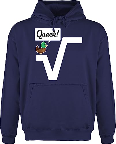 Hoodie Herren Pullover Männer - Nerd Geschenke - Ente Wurzel - M - Navy Blau - zocker gamer kaputzenpuloverer computer nerds hoody zocken geschenk kapuzenpullover für pulli sprüche mit kapuze von Shirtracer