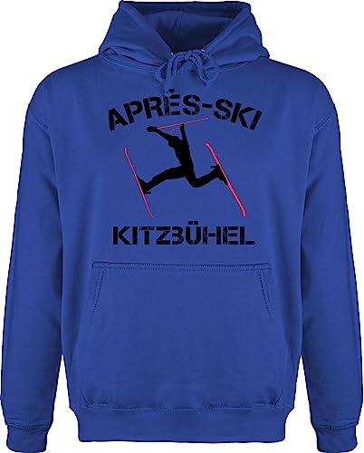 Hoodie Herren Pullover Männer - Skiurlaub - Apres Ski Kitzbühel - 3XL - Royalblau - Party Pulli après après+ski+Party Wintersport Hoody Skifahren hüttengaudi Skifahrer skioutfit apre Fahren von Shirtracer