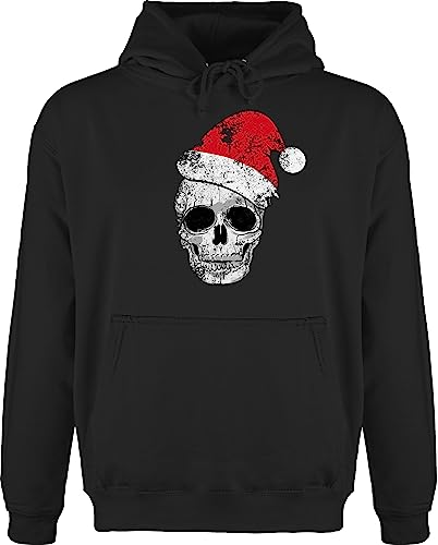 Hoodie Herren Pullover Männer - Weihnachten Geschenke Christmas Bekleidung - Abstrakter Weihnachtsbaum - 3XL - Schwarz - Weihnachtspullover weihnachtsmotiv Christbaum Pulli weihnachspullis von Shirtracer