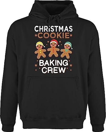 Hoodie Herren Pullover Männer - Weihnachten Geschenke Christmas Bekleidung - Prosec Ho Ho Ho - XS - Schwarz - Weihnachtspullover weihnachspullis weihnachtsmotiv proseco Hoody weihnachtpullover von Shirtracer
