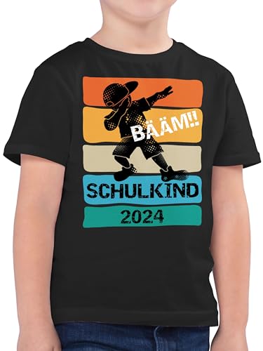 Kinder T-Shirt Jungen - Einschulung Junge - Bääm! Schulkind 2024-164 (14/15 Jahre) - Schwarz - Schule Tshirt 2023 einschulungsshirt schulanfänger bäm Shirt einschulungsshirts 1 Schultag bähm von Shirtracer