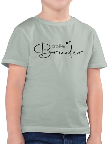 Kinder T-Shirt Jungen - Großer Bruder - Big Brother - 116 (5/6 Jahre) - Sage Grün - Tshirt für große brüder Bruder Shirt großer+Bruder+Shirt Geschenk großen t-Shirts grosser Grosse t von Shirtracer