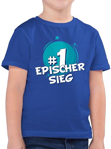 Kinder T-Shirt Jungen - Trend Kinderkleidung und Co - Epischer Sieg | Geschenk für Gamer | Zocker Geschenk | Zocken Geschenkidee - 152 (12/13 Jahre) - Royalblau - Gamer-t-Shirt Geek Tshirt, Nerd von Shirtracer